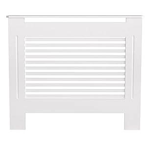 Fativo High Radiator Cover Wood Cabinet External Cm Height White