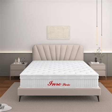 Matelas X Cm Inre Ressorts Ensaches Mousse M Moire De Forme