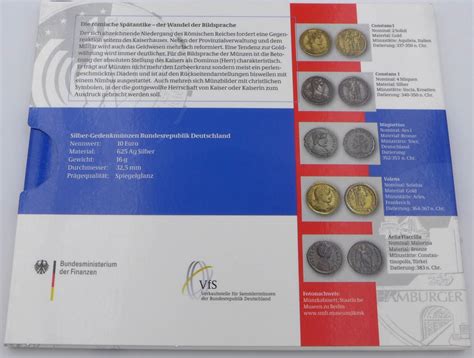 Bundesrepublik Deutschland BRD 6 X 10 Euro 2011 10 Silber