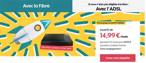 Sosh Canarde Une Nouvelle Promo Pour Ses Offres Fibre Et Adsl