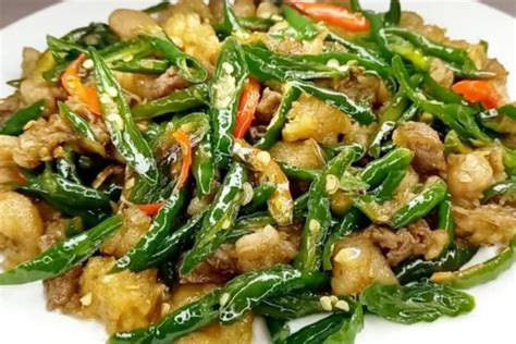 Resep Terbaru Masak Daging Sapi Dengan Oseng Cabai Hijau Untuk Menu