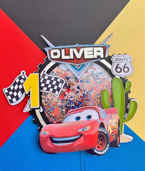 Lightning Mcqueen Cake Topper Lightning Mcqueen Shaker Cake Topper Cars ...