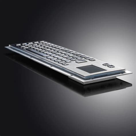 Teclado Met Lico A O Inox Industrial Ip C Touchpad M Automa O