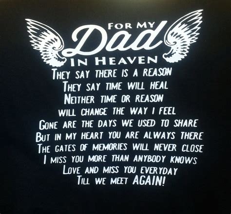 Poems About Dads In Heaven Just For You