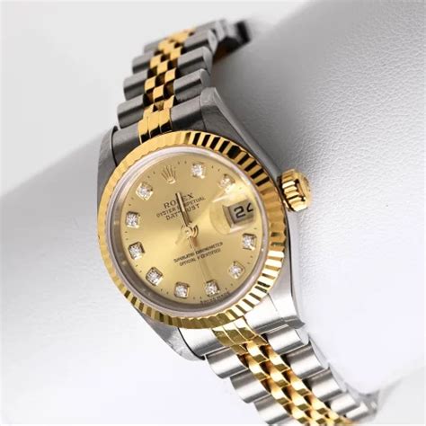 Montre Oyster Perpetual Datejust Mm Rolex Acier Or Jaune Et