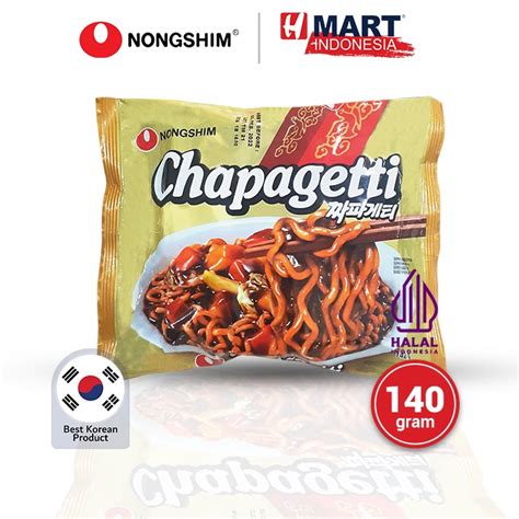 Jual NONGSHIM Chapagetti - Mie Instan Korea dengan Bumbu Chajang Sauce 140g | Shopee Indonesia