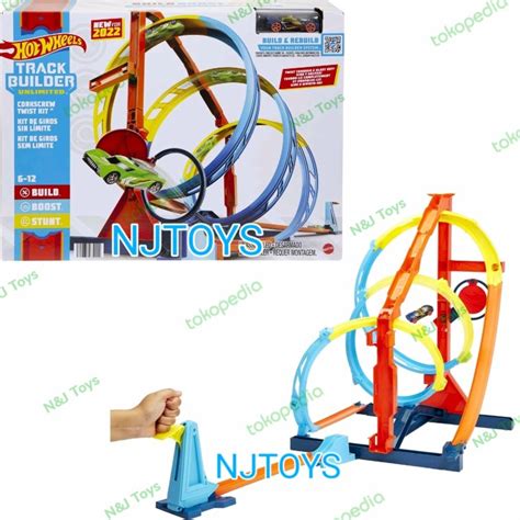 Promo Hot Wheels Track Corkscrew Twist Kit Trackset Mainan Trek Mobil Balap Jakarta Barat N