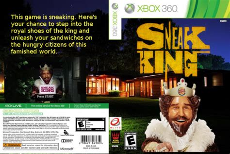 Sneak King Xbox 360 Box Art Cover by goldfishtiger