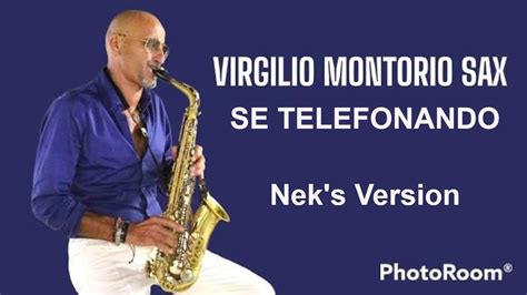 SE TELEFONANDO Sax Cover Music By Ennio Morricone Lyrics By Maurizio