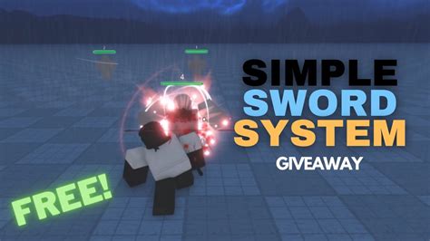 Simple Sword Combat System V Giveaway Free Roblox Studio Youtube