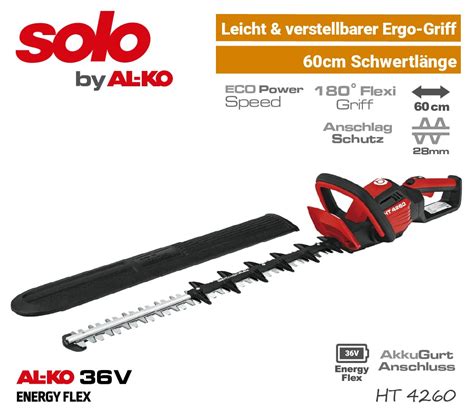 SOLO by ALKO PowerFlex Akku Rasenmäher Gartengeräte