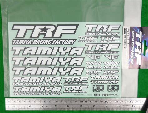 Tamiya Brand Trf Marking Sticker For 110 Rc Car Or Truck Part 42164