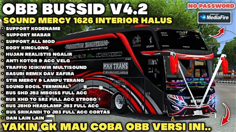 Update Obb Bussid V Terbaru Sound Mercy Interior Halus Grafik