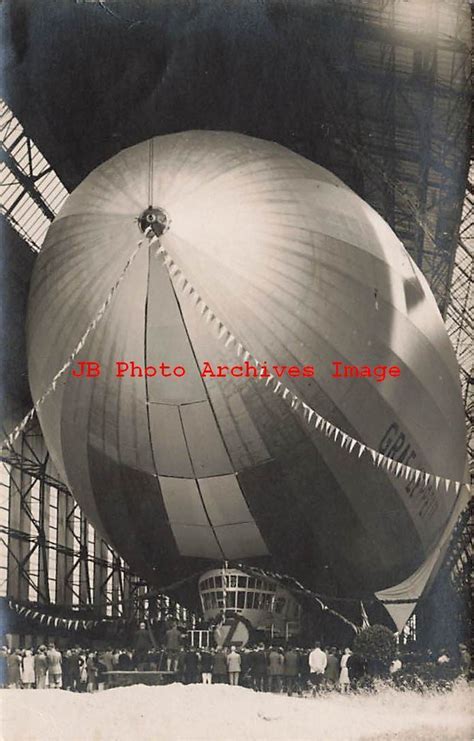 Germany Rppc Graf Zeppelin In Hangar Airship Europe Germany