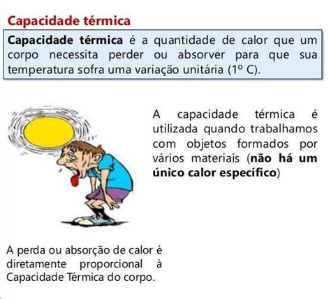 Qual A Capacidade T Rmica De Um Corpo Que Sofreu Uma Varia O De