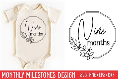 Baby Monthly Milestone Svg Graphic By Craftart Creative Fabrica