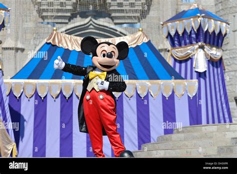 Mickey Mouse Disneyland Castle High Resolution Stock Photography And