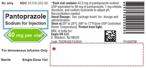 Pantoprazole Injection FDA Prescribing Information Side Effects And Uses