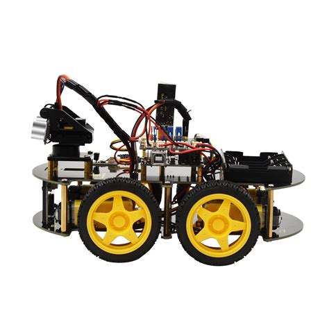 4 Wheel Drive Robot Kit For Arduino Projects