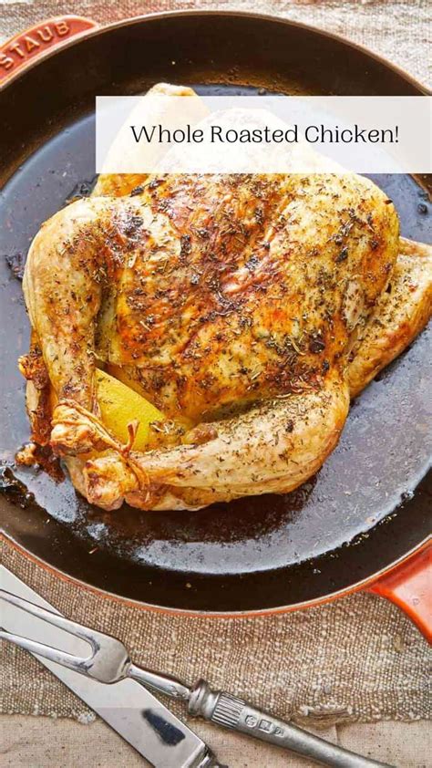 Easy Oven Roasted Whole Chicken - The Mediterranean Dish