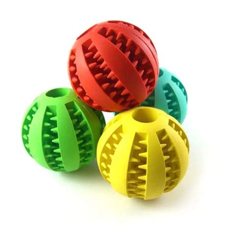 Pet Toys Ball Tooth Cleaning Balls Food Rubber Balls Dog Chew Toys ...