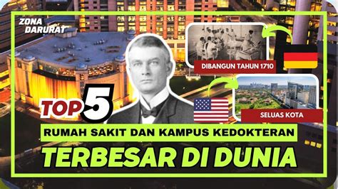 DIbangun Pas JAMAN PERANG Inilah 5 Rumah Sakit TERBESAR Di Dunia