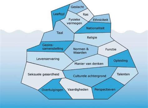 Figuur 13 1 Diversiteit Als Een Ijsberg Van Zichtbare En Onzichtbare