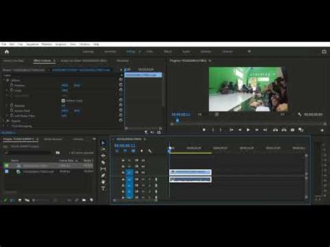 Tutorial Dasar Adobe Premier Youtube