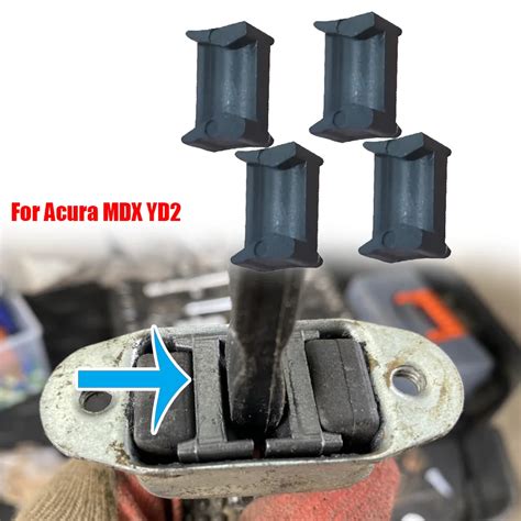 4x New Car Door Check Strap Limiter Repair Kit Stopper Clip Durable Nylon For Acura Mdx