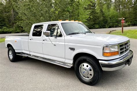 1996 Ford F 350 Xlt Crew Cab Power Stroke Dually For Sale On Bat