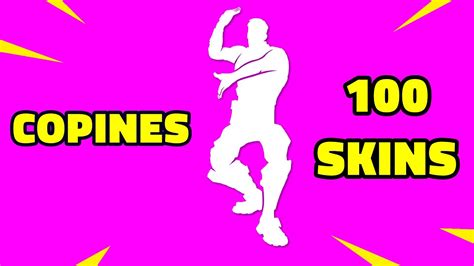 Danse Copines Avec 100 Skins 💯 Emote Série Icônes Fortnite X Aya