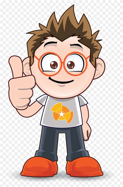 Nerd Mascot - Nerd PNG - FlyClipart