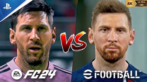 Pes Vs Ea Sports Fc Which Game Has The Best Graphics Youtube