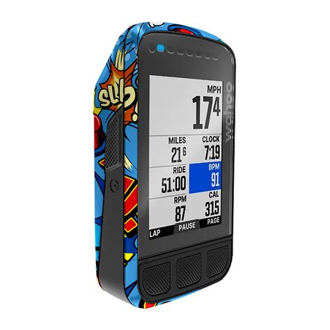 Wahoo Elemnt Roam Pop Art Skin Wrap My Bike