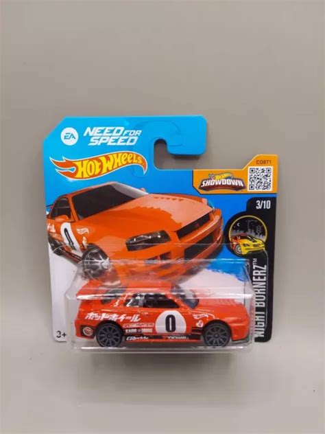 HOT WHEELS NISSAN Skyline GT R R Night Burnerz Need For Speed Carte