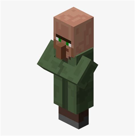 Nitwit - Zombie Villages Minecraft Pe Transparent PNG - 375x750 - Free ...