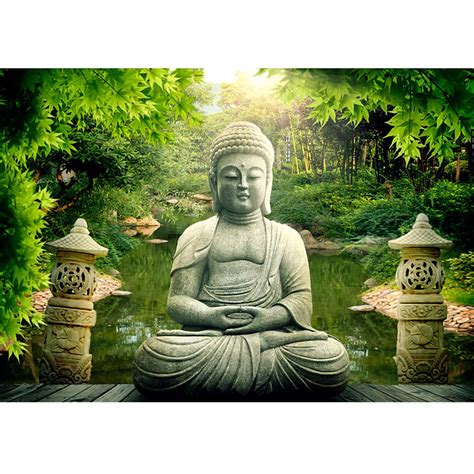 Papier Peint Intiss Buddhas Garten Je Commande Home