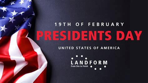 Presidents Day Landform Professional Services LLC