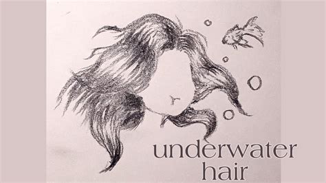 How To Draw Hair Underwater Oilpastelbodyart