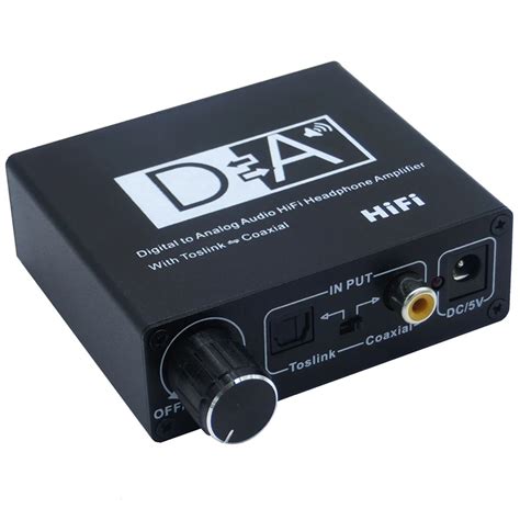 Hifi Dac Digital A Anal Gico Convertidor De Audio Rca Mm