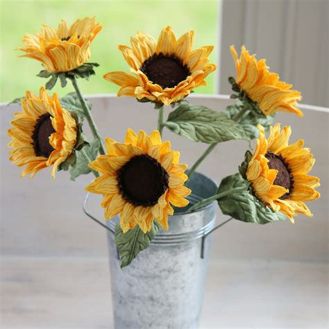 Paper Sunflower Bouquet | Paper Flowers Gift Buy Online