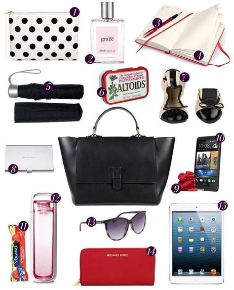 15 Essentials To Have In Your Work Bag Work Bag Essentials Handbag