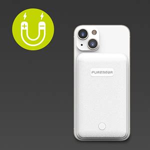 PureGear Cargador inalámbrico rápido portátil y magnético rápido