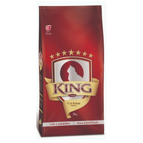 KING Kuzu Etli ve Pirinçli Yetişkin Kedi Maması 15 Kg Maskotpet