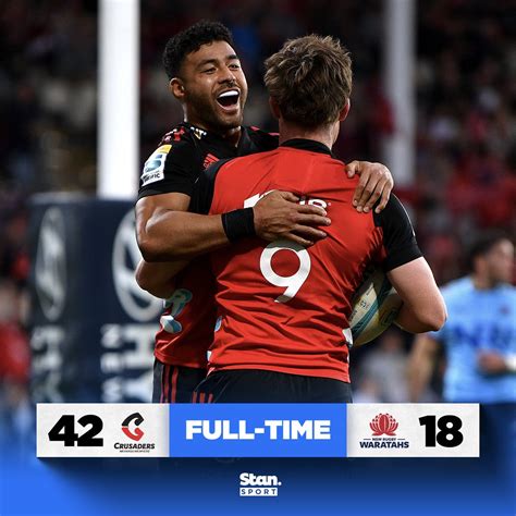 Stan Sport Rugby On Twitter The Crusaders Too Good For The Waratahs