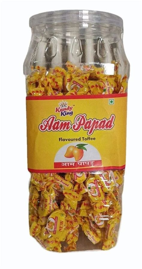 Mango Yellow Kandy King Aam Papad Flavored Toffee Packaging Type