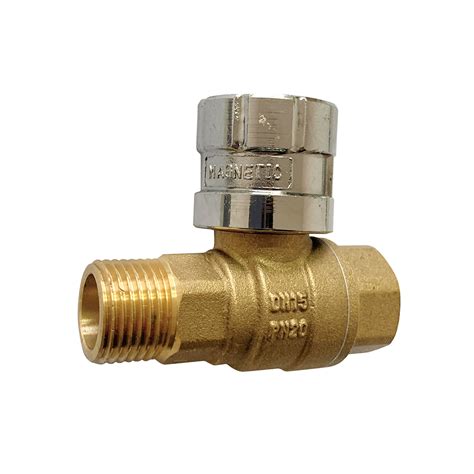 Brass Magnetic Lockable Ball Valve With Key From China Manufacturer