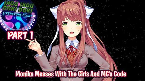 Monika Messes With The Girls And MC S Code Part 1 DDLC Mirrored