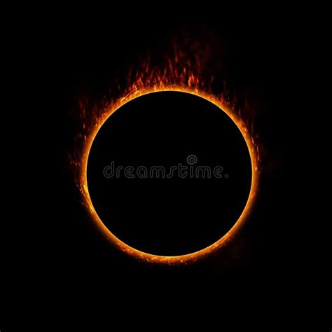 Ring Of Fire Stock Photo Image Of Dunkel Orange Fire 30881182