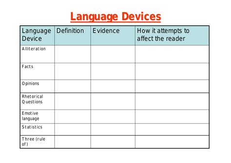 Writing To Persuade Lesson Language Devices Worksheet English